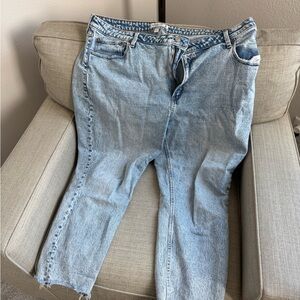 Abercrombie & Fitch Light Blue Straight Leg Jeans